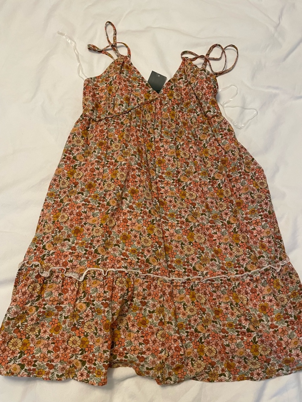 Wild Fable Floral Spaghetti Strap Mini Dress